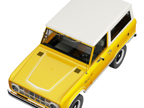 Bronco 1966 Modèle 3D