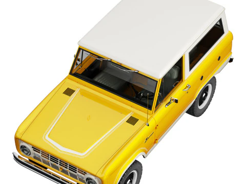 Bronco 1966 3D Model