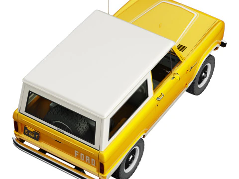 Bronco 1966 3D Model