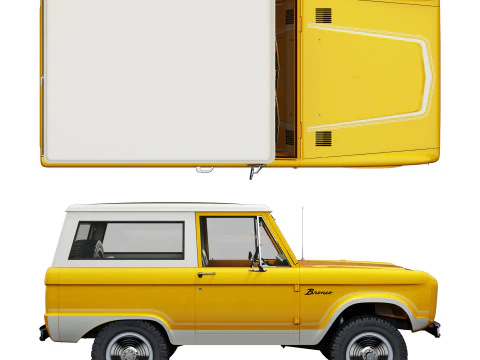 Bronco 1966 3D Model