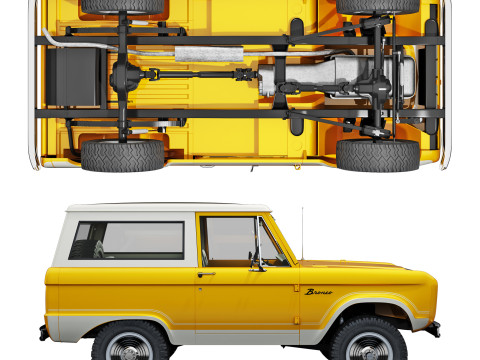 Bronco 1966 Modèle 3D