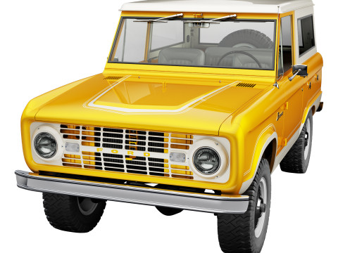 Bronco 1966 Modèle 3D