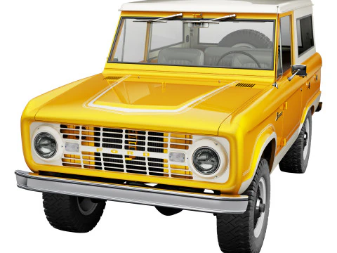 Bronco 1966 3D Model