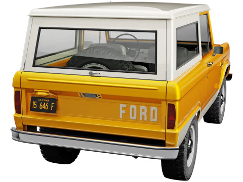 Bronco 1966 3D Model