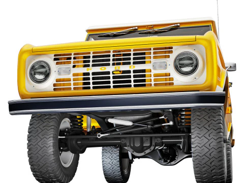 Bronco 1966 3D Model