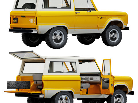 Bronco 1966 Modèle 3D