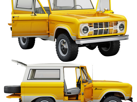 Bronco 1966 Modèle 3D