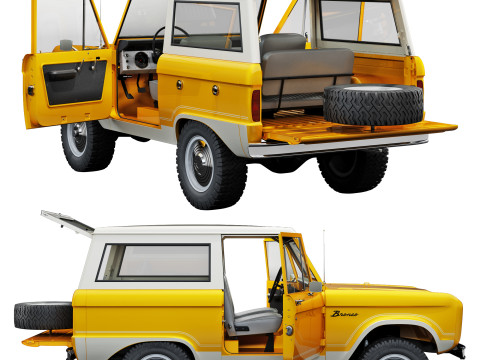 Bronco 1966 Modèle 3D