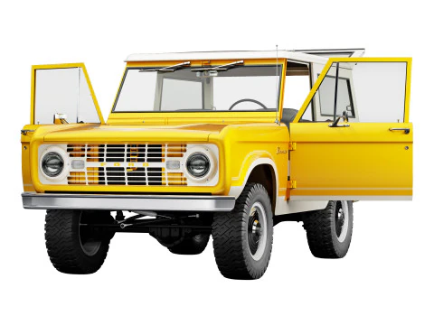 Bronco 1966 3D Model