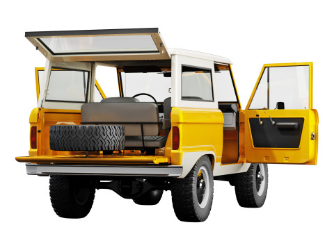Bronco 1966 Modèle 3D