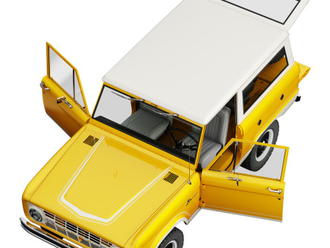 Bronco 1966 Modèle 3D