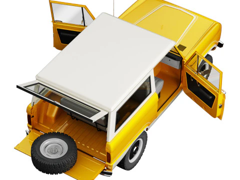 Bronco 1966 3D Model
