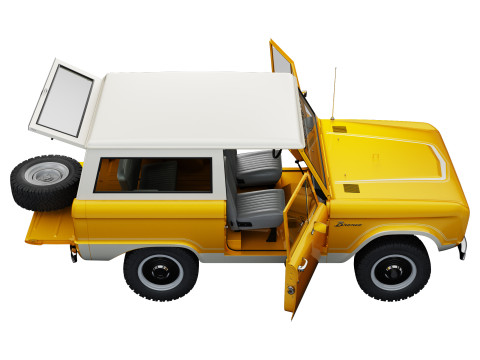 Bronco 1966 Modèle 3D