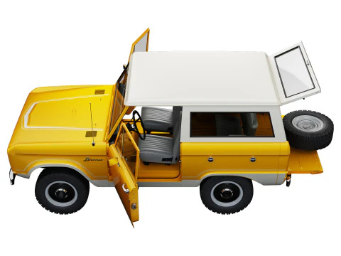 Bronco 1966 3D Model