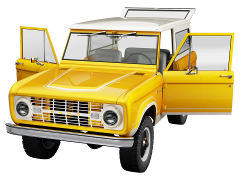Bronco 1966 3D Model