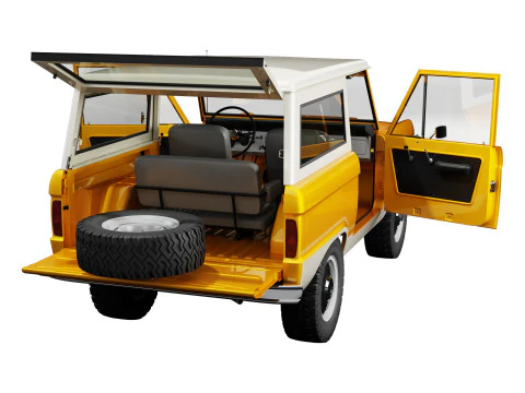 Bronco 1966 3D Model