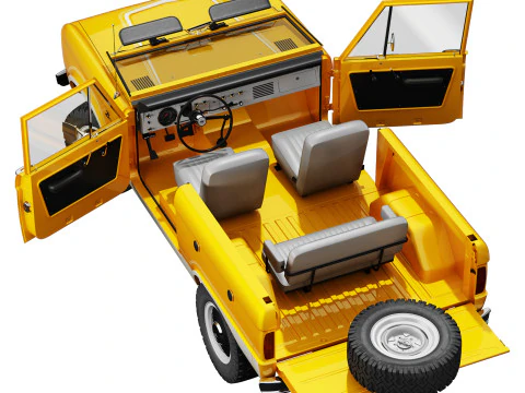 Bronco 1966 3D Model