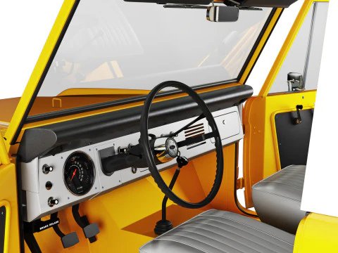 Bronco 1966 3D Model