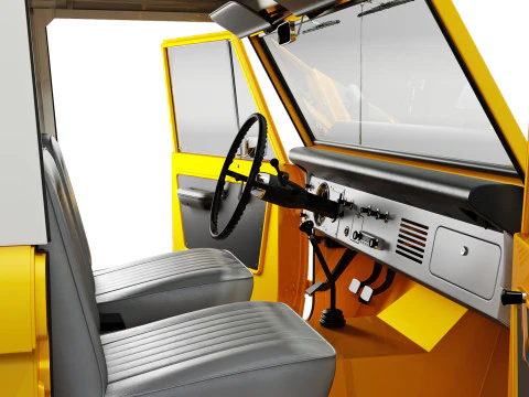 Bronco 1966 3D Model