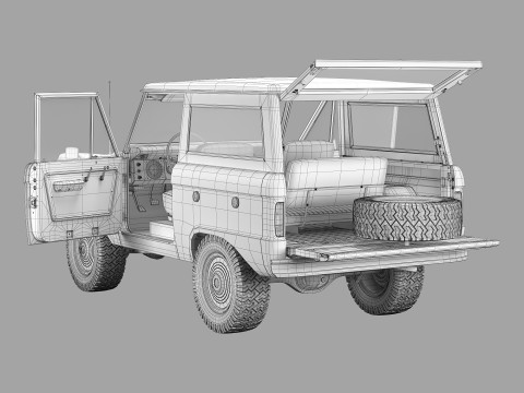 Bronco 1966 Modèle 3D