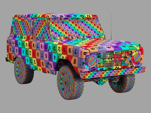 Bronco 1966 3D Model