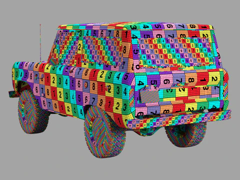 Bronco 1966 3D Model