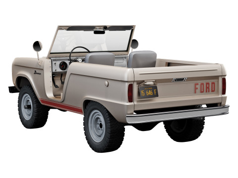 Bronco 1969 roadster U13 Modelo 3D