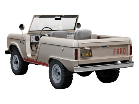 Bronco 1969 roadster U13 3D Model