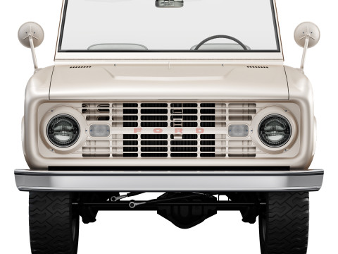 Bronco 1969 roadster U13 Modelo 3D