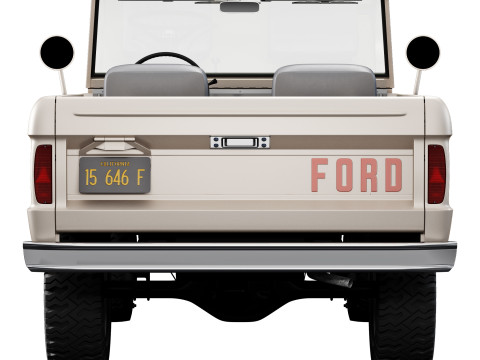 Bronco 1969 roadster U13 Modelo 3D