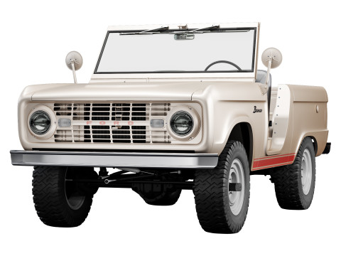 Bronco 1969 roadster U13 Modelo 3D