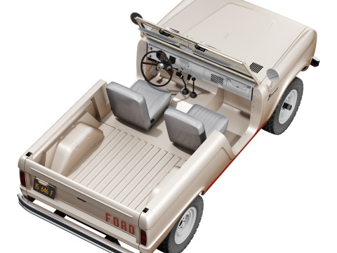 Bronco 1969 roadster U13 Modelo 3D