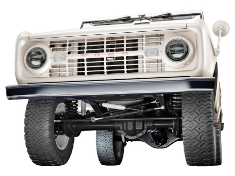 Bronco 1969 roadster U13 3D Model