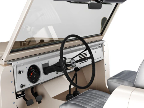 Bronco 1969 roadster U13 3D Model