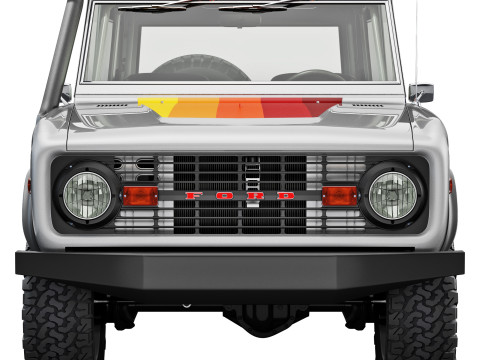 Bronco 1975 custom 3Dモデル