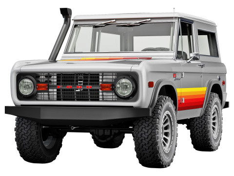 Bronco 1975 custom 3Dモデル