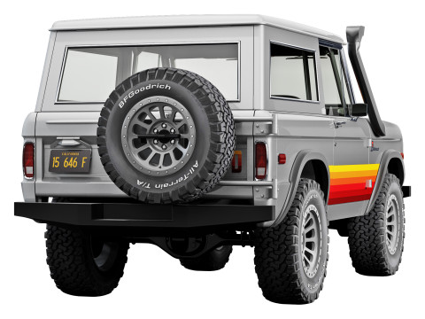 Bronco 1975 custom 3Dモデル
