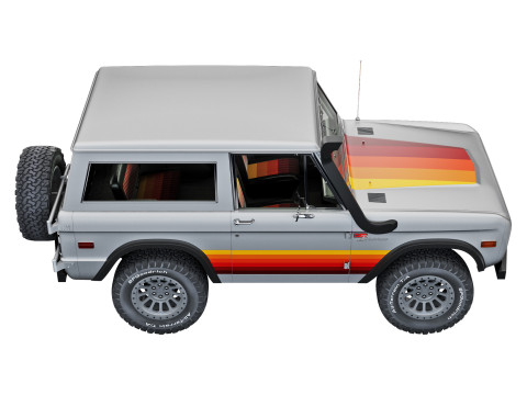 Bronco 1975 custom 3Dモデル