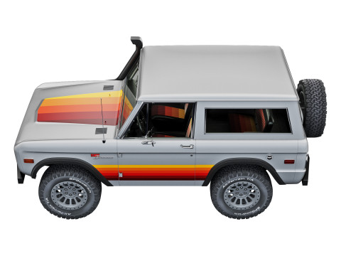 Bronco 1975 custom 3Dモデル