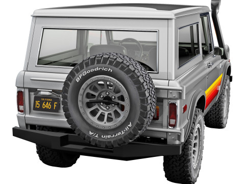Bronco 1975 custom 3Dモデル