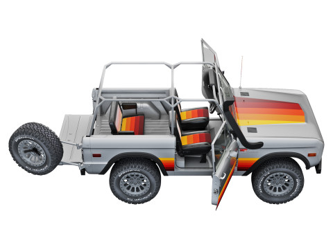 Bronco 1975 custom 3Dモデル
