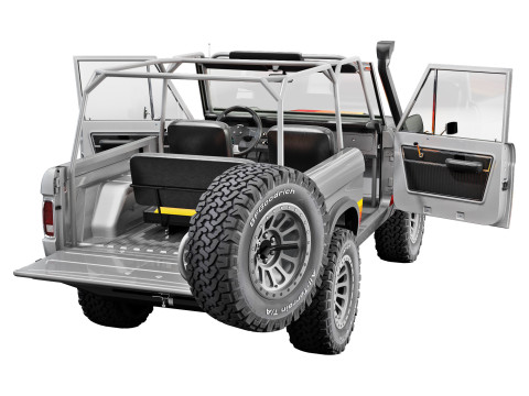 Bronco 1975 custom 3Dモデル