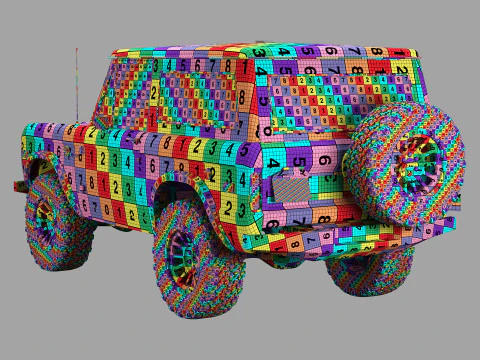 ブロンコ 1975 カスタム 3Dモデル