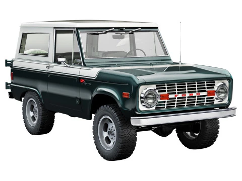 Bronco 1977 Model 3D