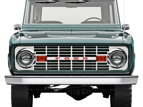 Bronco 1977 3Dモデル