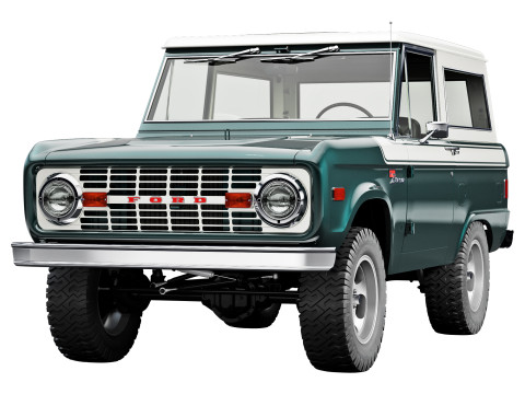 Bronco 1977 3Dモデル
