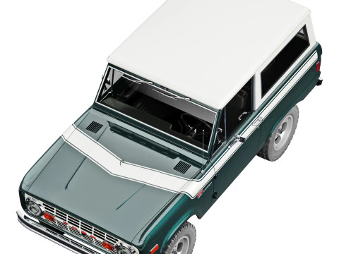Bronco 1977 Modelo 3D