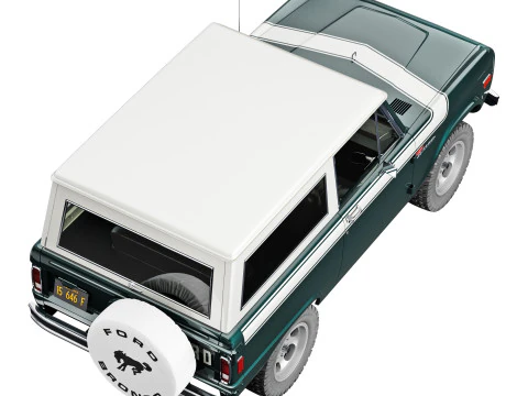 Bronco 1977 Modelo 3D
