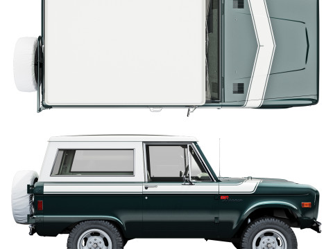 Bronco 1977 3Dモデル