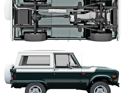 Bronco 1977 3Dモデル